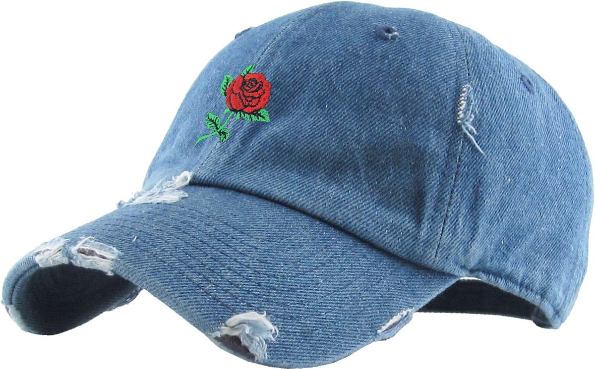 【 】embroidered logo cap spring rose ROSE EMBROIDERY DAD HAT | KBETHOS